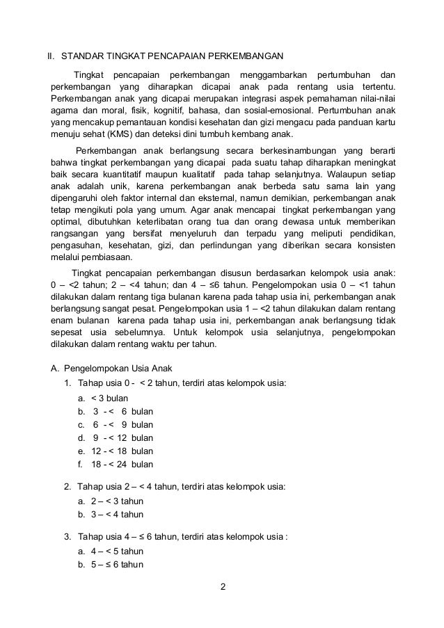 permendiknas no 58 tahun 2009 tentang standar paud permendiknas no 58 tahun 2009 tentang standar paud